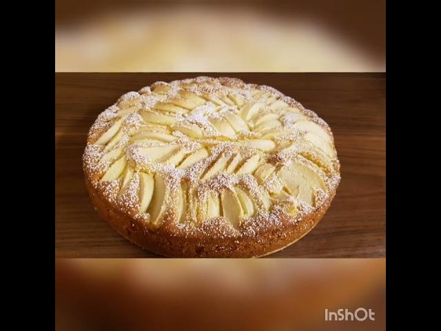 Apfelkuchen mit Rezept, einfach und schnell zubereitet  sehr lecker, Apple Cake