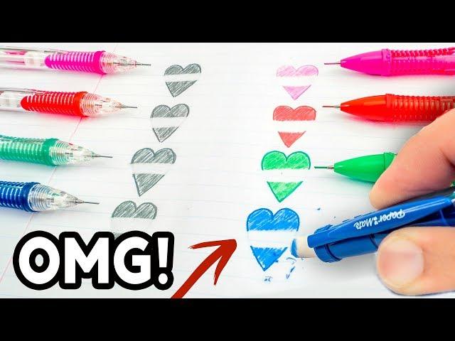 THEN vs NOW! Cool School Supplies You Need To Try 2017! Natalies Outlet