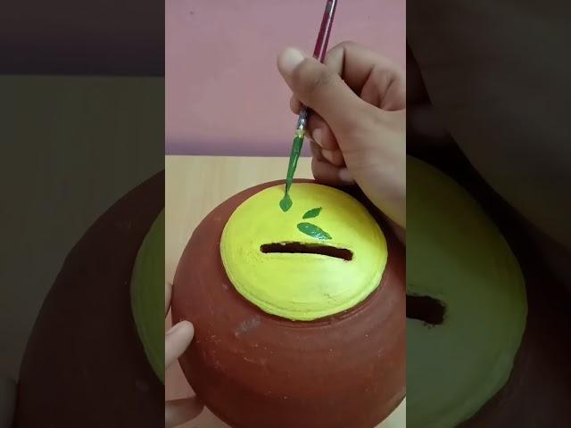 diy piggy bank / pot art 2 #shorts #ytshorts #creatorscraft #ytshorts #piggybank #pot #art