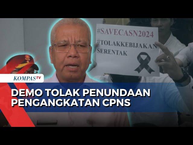 Demo Tolak Penundaan Pengangkatan CPNS di Kalimantan Barat