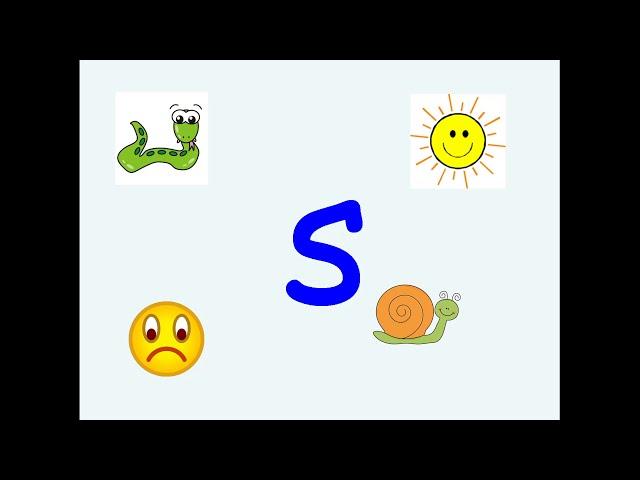 Phonics /s/, /a/, /t/, /i/, /p/, /n/ - Sounds and Vocabulary