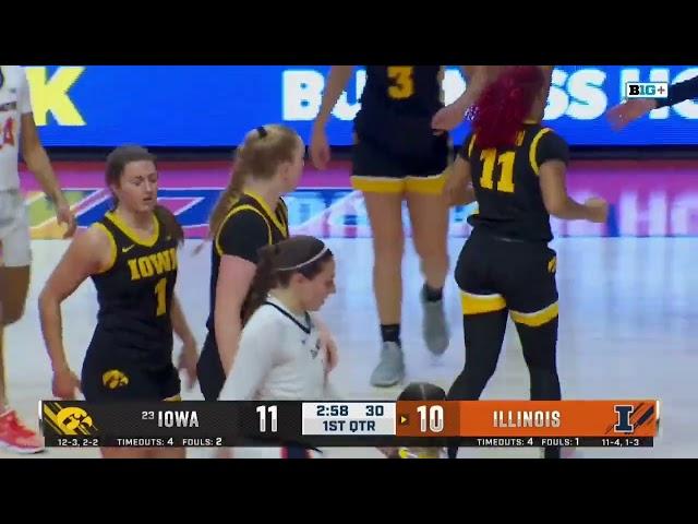 Iowa vs Illinois | Women Basketball Jan 9,2025