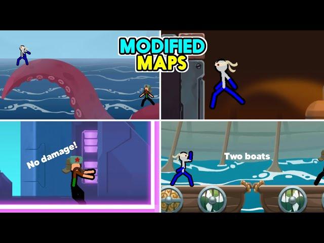 Modified Maps - New Update || Supreme Duelist Stickman ||