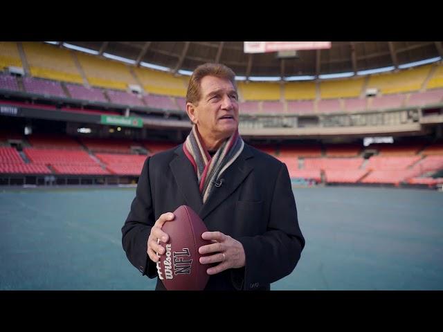 Joe Thiesmann recounts infamous NFL play that broke his leg at RFK Stadium in 1985