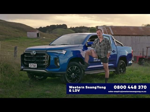 West Auckland SsangYong & LDV - Home to Electric Vans & Utes!