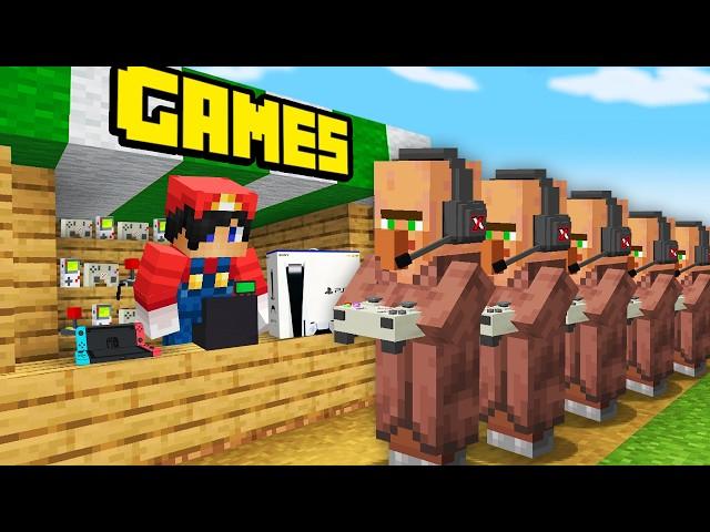 Minecraft but I Open A Video Game Store!