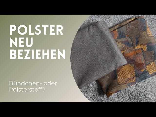 Warum wir KEINEN Bündchenstoff nehmen - Wohnwagen Polster neu beziehen Ep.6