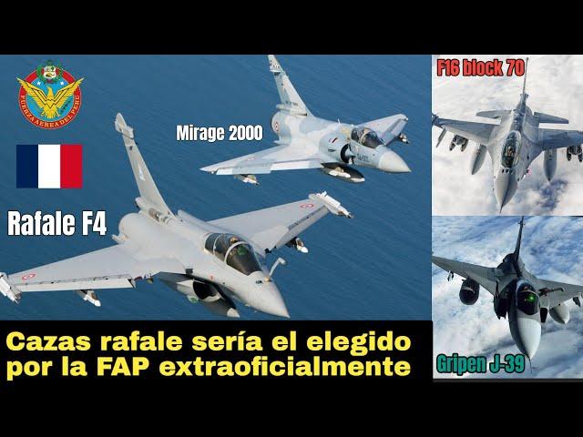 Caza Rafale como favorito extraoficialmente  sería el elegido por la FAP‼️