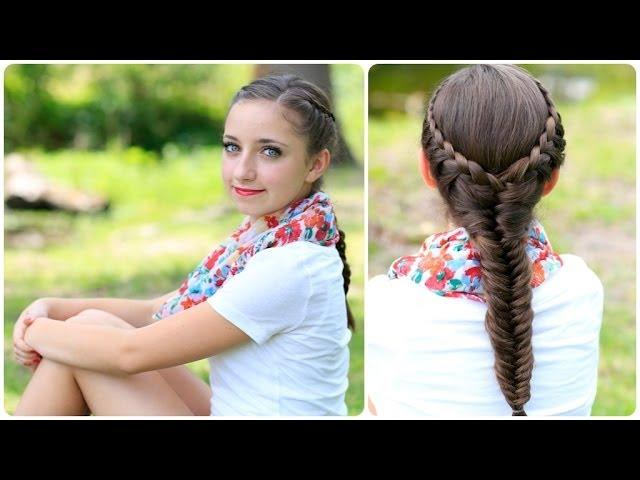 The Laced Fishtail Braid | Cute Girls Hairstyles