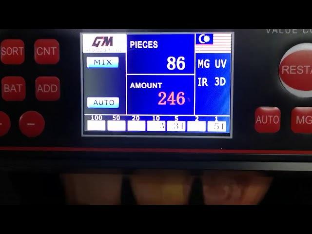 Geomaster Value counter demo with printer report