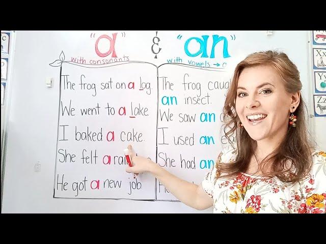 HOW to Use "A" & "AN" in a Sentence