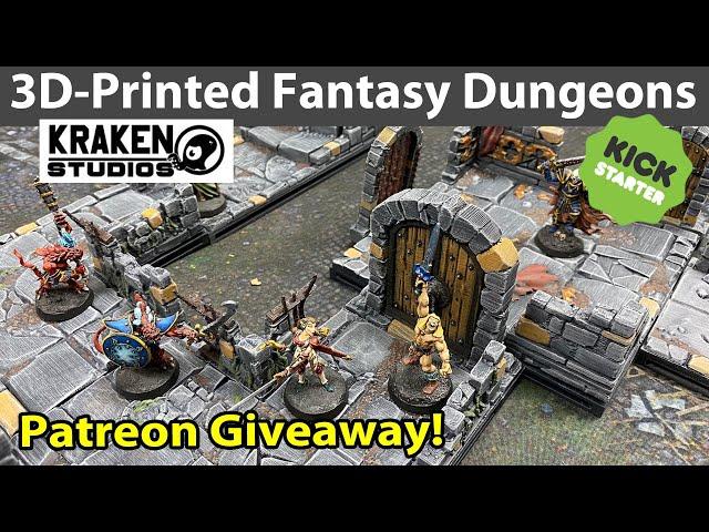 Kraken Studios 3D-Printed Fantasy Dungeons