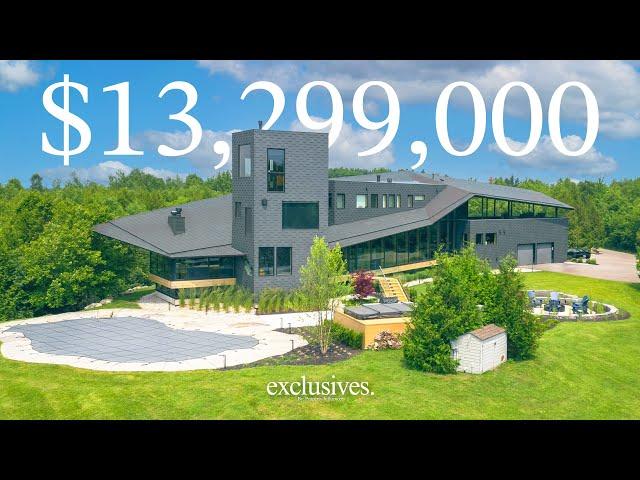 Inside this $13M Forested Caledon Architectural Masterpiece | Luxury Home Tour