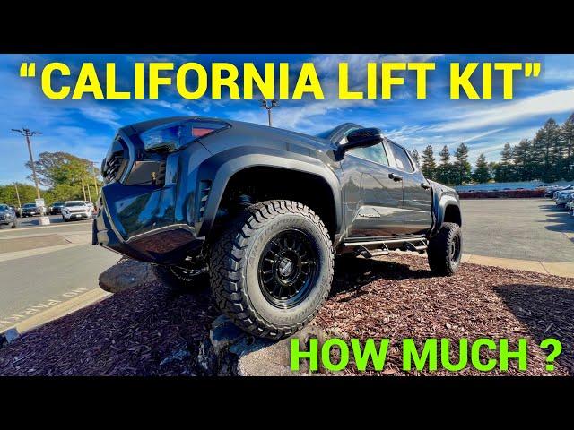 Dealer Added "California Lift kit" Costs HOW MUCH?