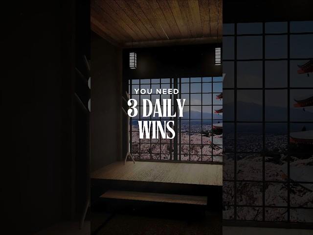 3 Daily Wins... #quotes #motivational #explore #inspiration #mindset #facts #shortsfeed #viralshorts