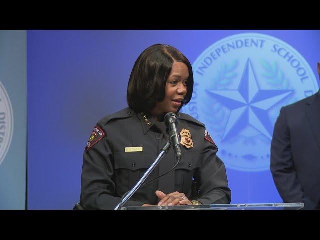 HISD police chief address safety protocol after campus stabbing, threats, hoaxes