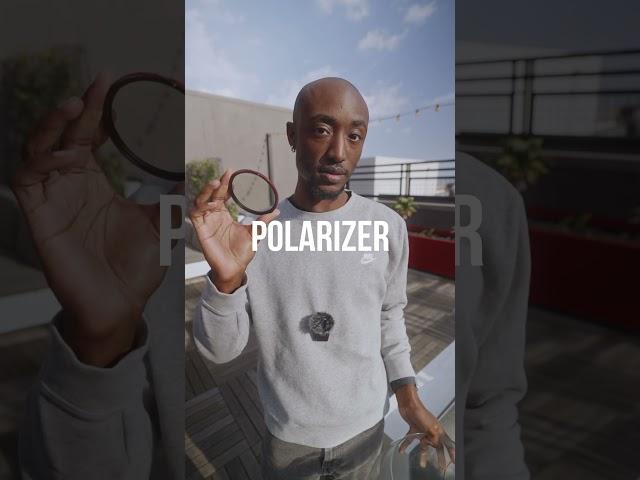 This camera filter removes reflections from your shots