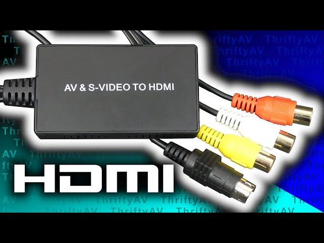 S-Video to HDMI Converter! Unboxing & A/V Tests.