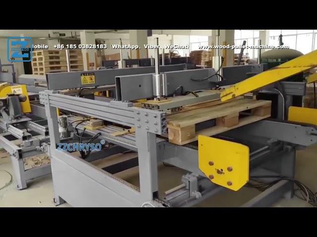 With High Efficiency Euro Wood Pallet Nailing Machine China Factory Price Wooden Pallet Nailer Maker