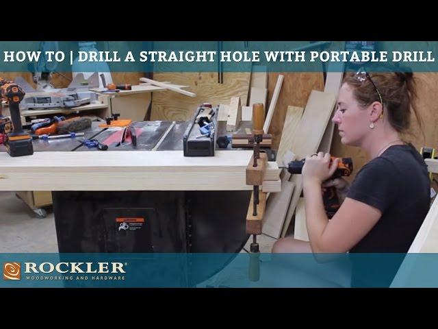 How to Drill Straight Holes with a Portable Drill | April Wilkerson