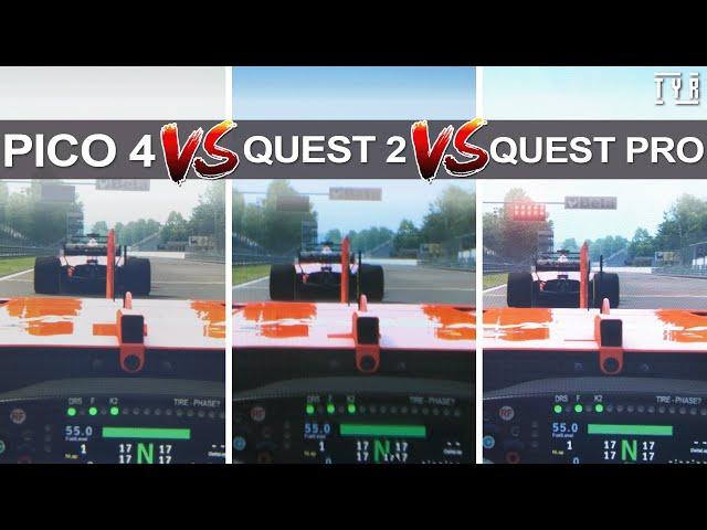 THROUGH THE LENSES - Pico 4 vs Quest 2 vs QUEST PRO - Best PCVR?