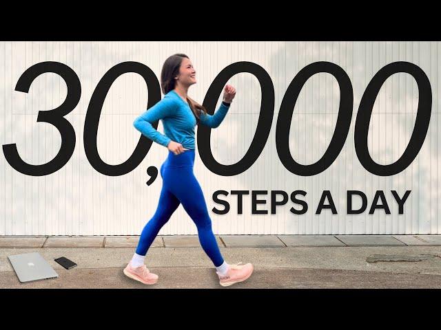 I walked 30,000 steps a day for one week to feel something