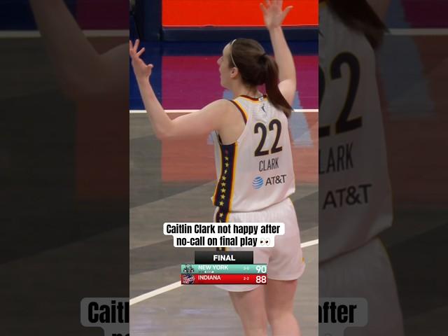 Caitlin Clark wanted a foul 