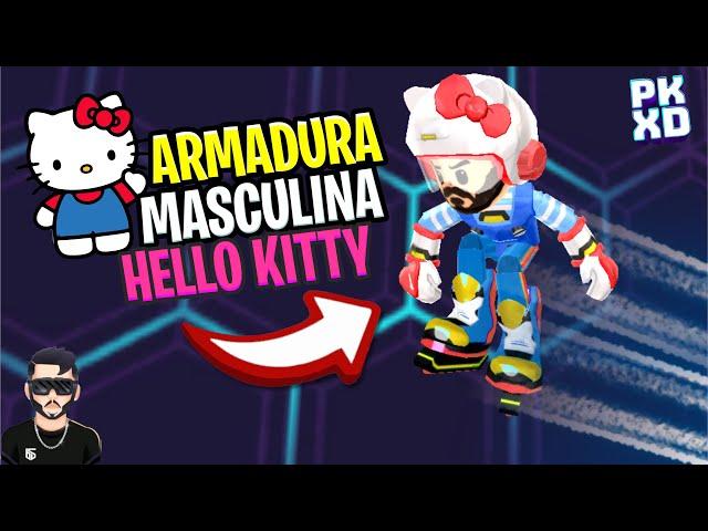 PK XD ARMADURA MASCULINA da HELLO KITTY Testando PODERES