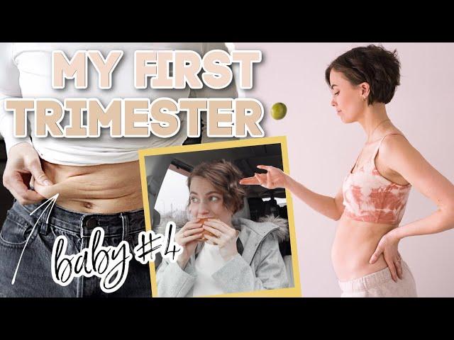 I Filmed My ENTIRE First Trimester | Weeks 5-13 (belly progression, nausea and ultrasound!)