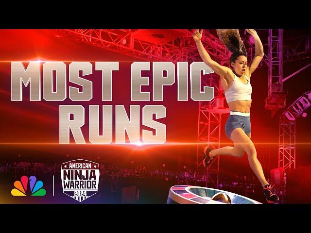 Huge Wins and Devastating Falls at Stage 1 in Las Vegas | American Ninja Warrior | NBC