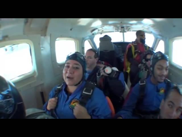 Angela Castillo SKYDIVES!!!!