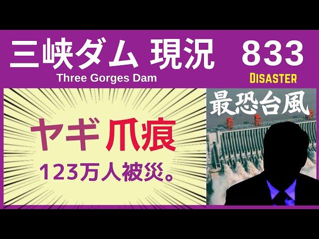 ● 三峡ダム ● 猛烈台風ヤギの爪痕！海南島を破壊 123万人が被災 09-10  中国の洪水 直播ライブ