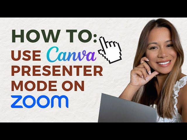 How to use Canva "Presenter" view training for Zoom