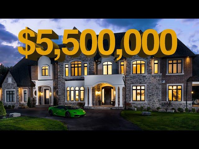 Inside a $5,500,000 LEGENDARY 1.38 Acre Estate | Custom Home Tour - Toronto Listings