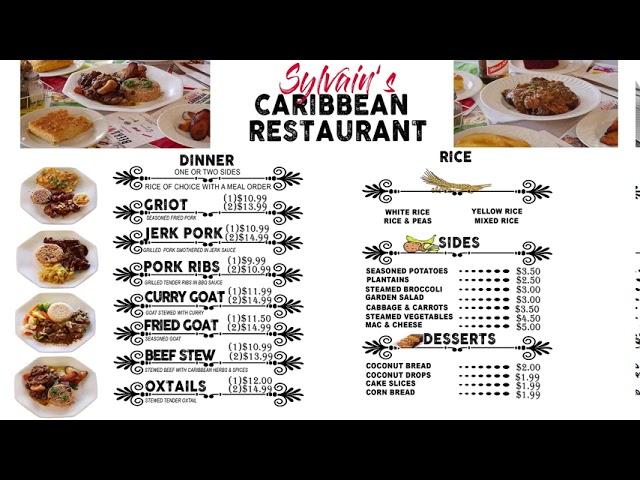 Sylvain‘s Caribbean restaurant