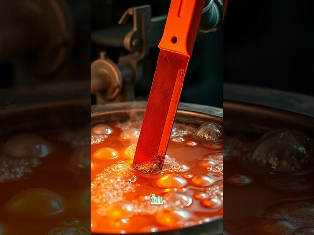 The Art of Forging a Razor Blade #tech #craft #engineering #blade #forging #education #entertainment