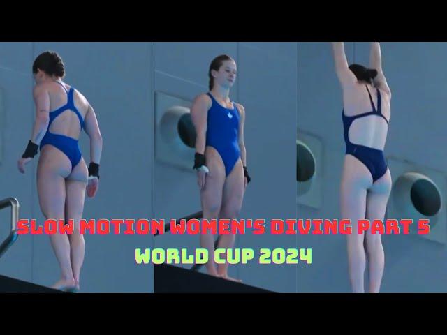 Women's Diving | Diving World Cup 2024 - Xi'an | Beautiful Diver | CLOSE-UP | PARTE 5