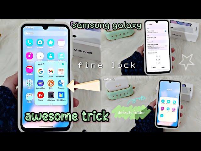 awesome TRICK  Customize Home screen Folders!