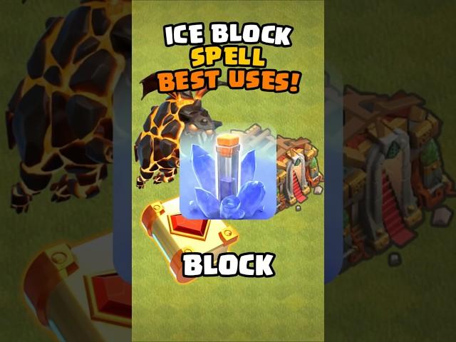 The BEST Ways To Use The NEW Ice Block Spell in Clash of Clans!