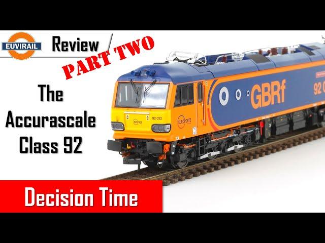 Review: Accurascale Class 92 Part 2 - 92032 'IMechE Railway Division', ACC2198-92032DCC, DCC Sound