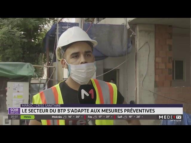 Maroc-crise sanitaire: le secteur du BTP s´adapte aux mesures préventives