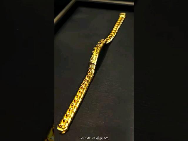 Golden Creations From Raw Material to Stunning New Bracelet #shorts #short #shortvideo #trending