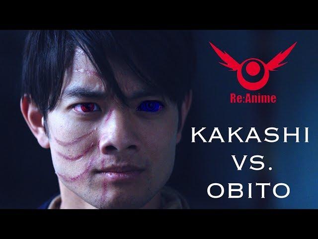 NARUTO: KAKASHI VS. OBITO FIGHT | RE:ANIME