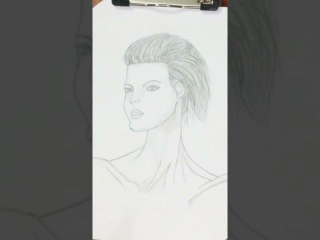 Sketch Drawing with pencil l Drawing For beginners @Javeria'sArtisticWorld #shorts #ytshorts #viral