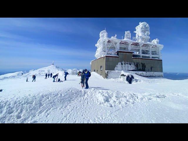 Jasna Chopok - Ski 1-5-14 The longest run, 5,5 Km 1060 m descent. Smooth, Gimbal 4K sunny weather