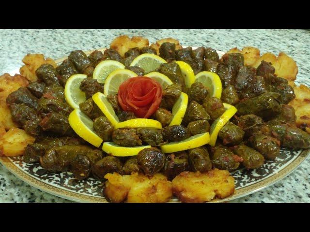 HOW TO MAKE STUFFED GRAPE LEAVES | WARAG ENAB ( arabic food )