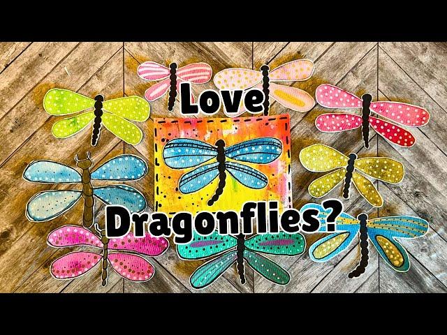 Collage Fodder Ideas | DRAGONFLIES | JUNK Journal IDEAS | Junk Journal Embellishments