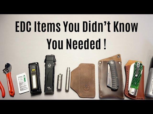 EDC Items That You Didn’t Know You Needed !