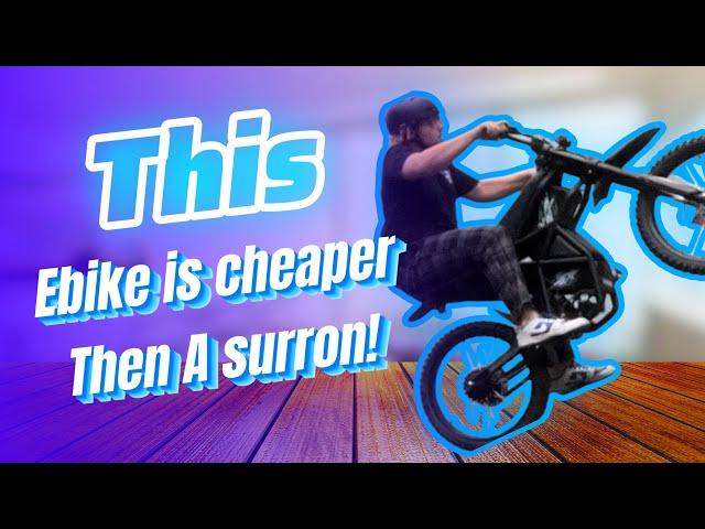 This ebike is cheaper then a surron! | Riding times gt 73 Review