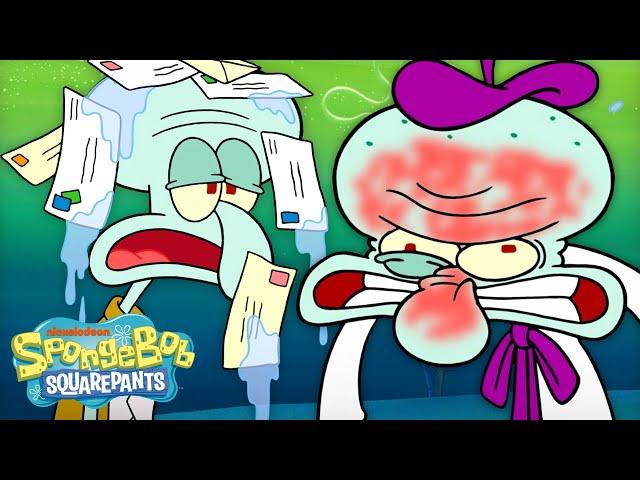 Squidward Being Squidward for 2024 Seconds Straight  | SpongeBob